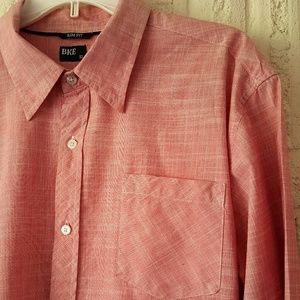 BKE Mens Long Sleeve Button Dress Shirt Size XL